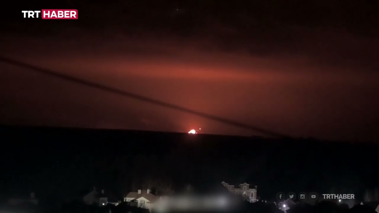 Ukrayna’nın Harkov kentinde Rus savaş uçağı düşürüldü