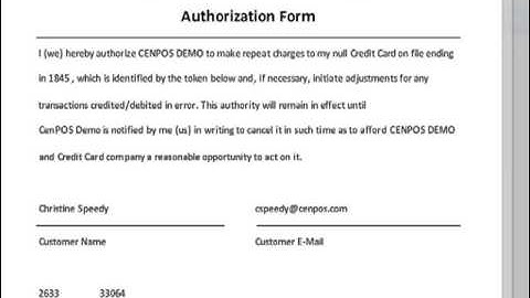 #27 How to create token to replace sensitive credit card data- CenPOS