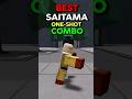The Best Saitama Combo *ONE SHOT* #strongestbattlegrounds #tsb