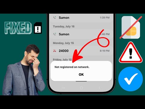 Not registered on network Samsung | How to Fix Voice Calling Problem Samsung 2025