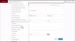 Degree Works: What-If Analysis Tool (Students)