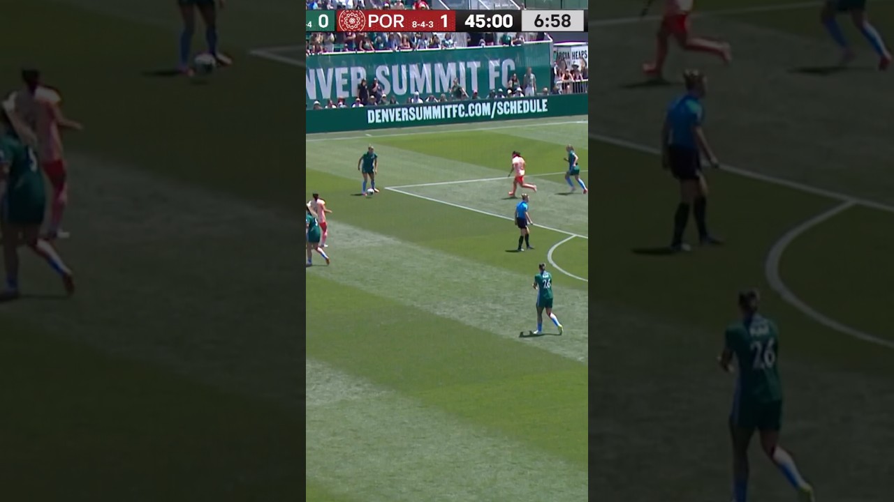 Janine Sonis finds the back of the net for Denver 👀  #nwsl