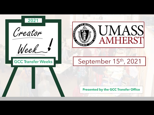 Umass Amherst Creator Week Presentation