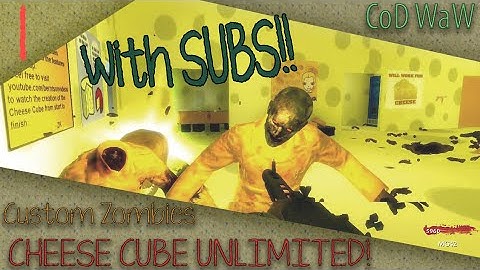 CoD WaW: Custom Zombie Map CHEESE CUBE UNLIMITED ! Part 1 w/ ComicsSays, and OhhDreams