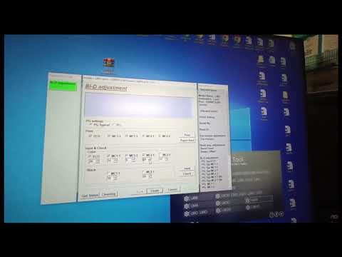 Epson L805/L800/ blurry printing problem/Bi-D adjustment setting