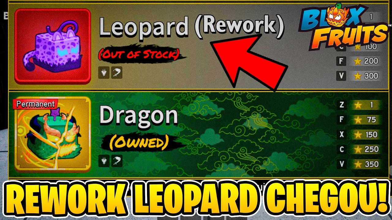 💣 LEOPARD REWORK CHEGANDO NA ATUALIZAÇÃO 28 DO BLOX FRUITS.. - Roblox ...
