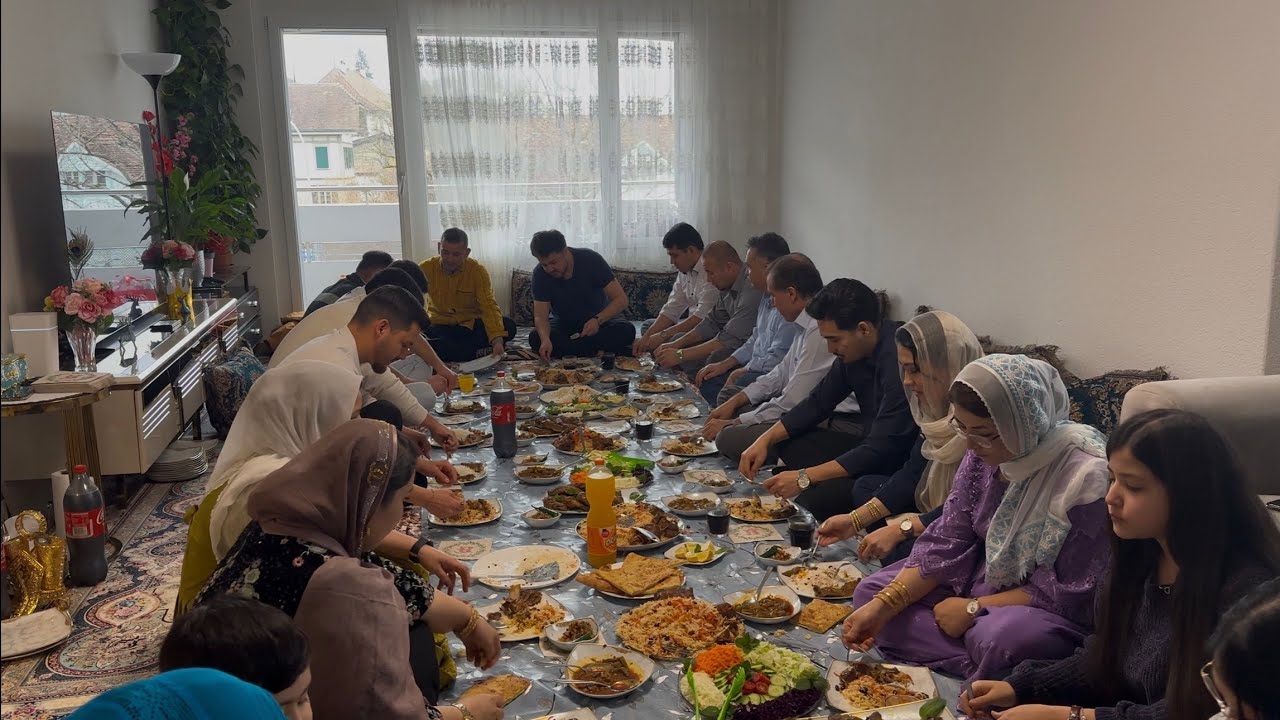 ولاک مهمانی مان خانه آقای محمدی در کشوری سویس پارت آخر 🇦🇫🇨🇭