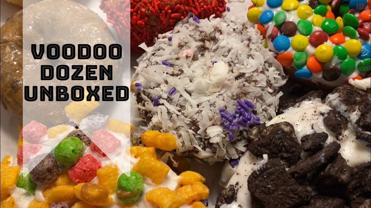 Unboxing a Voodoo Dozen from Voodoo Doughnuts in Portland, Oregon