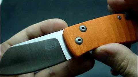 JRyan Custom Limited Edition Friction Folder Knife