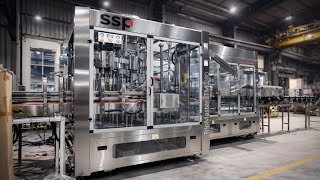 High Speed Rinsing Filling Capping Machine | TrioMaster TMG 180 | Beverage & Liquor Line Profile