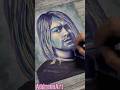 One of a Kind | Kurt Cobain Portrait Painting #portraitpainting #nirvanalive #abstractrealism