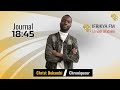 Journal Principal 18H45 présenté par Moise Selph