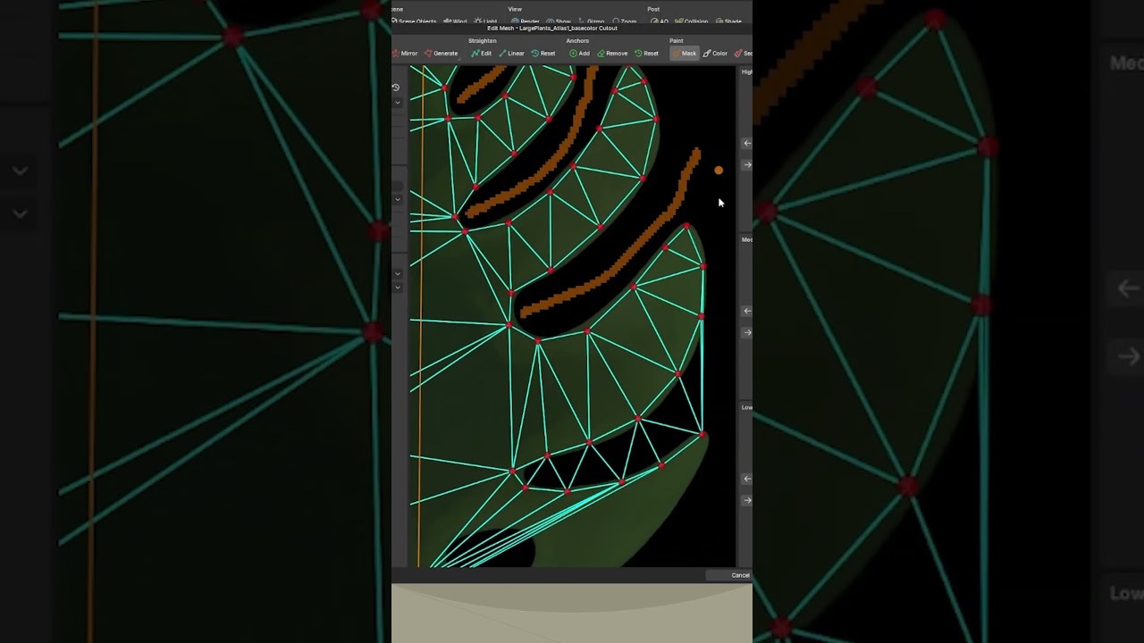 How I made the foliage for my horror game 