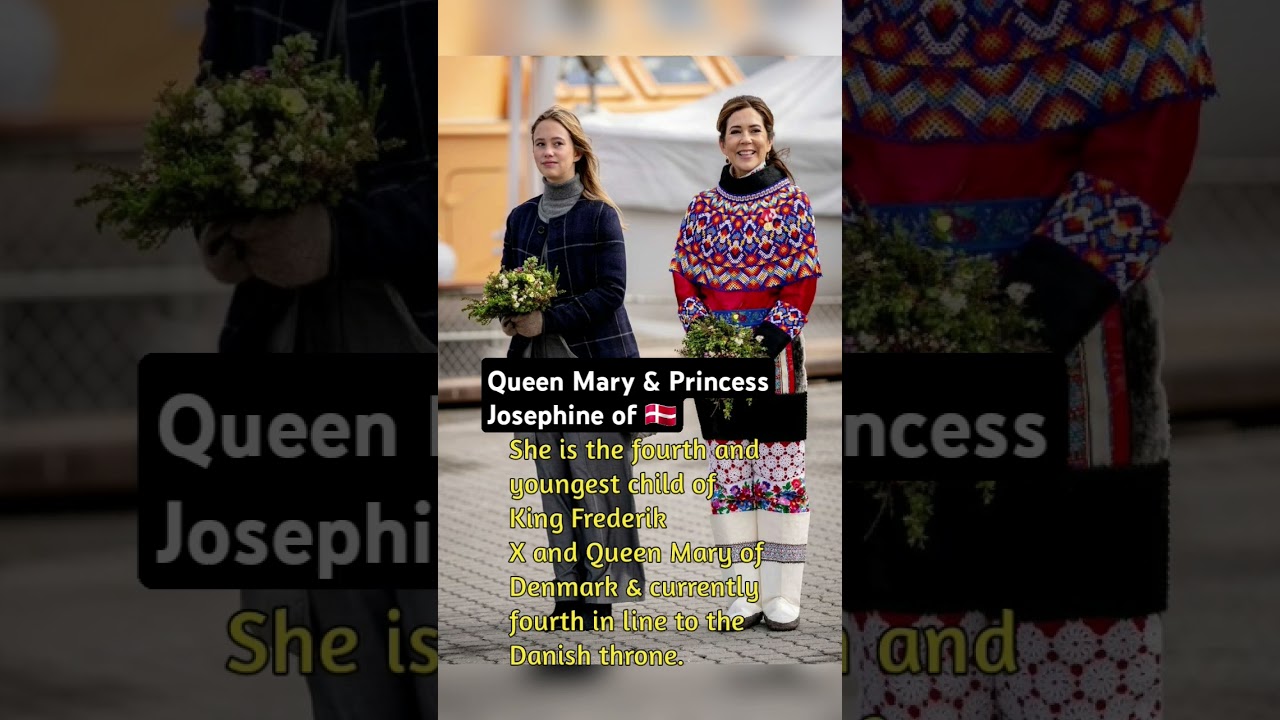 👑Queen mary of denmark and princess josephine bonding💕 