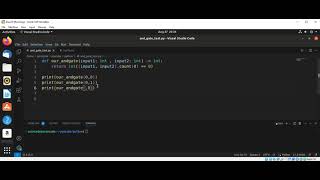 AND Logic Gate In Python