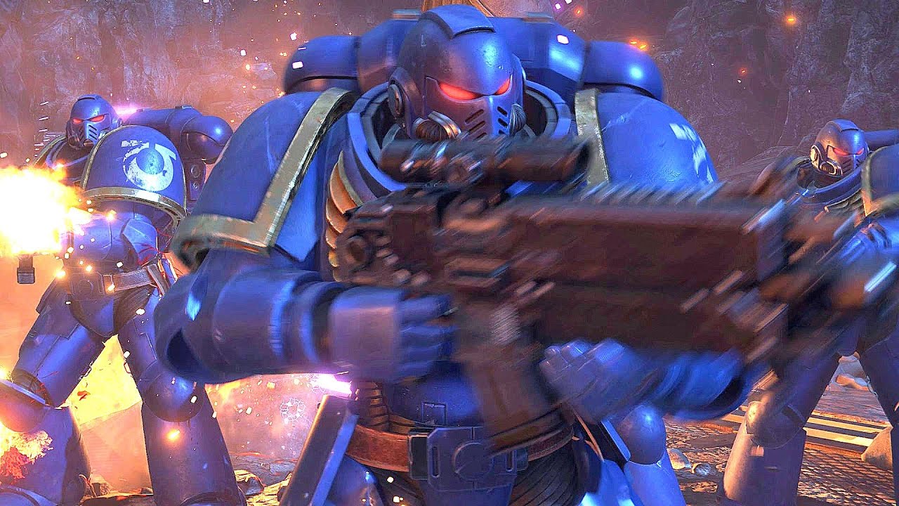 Space Marines vs Cultists - Warhammer 40,000: Space Marine 2 AI Battles ...