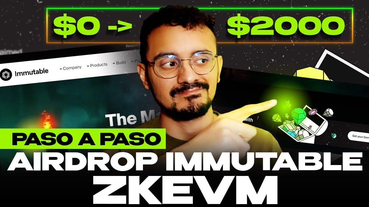 Gana DINERO con el Airdrop GRATIS de Immutable! 🚀 ¡Apúrate! - YouTube
