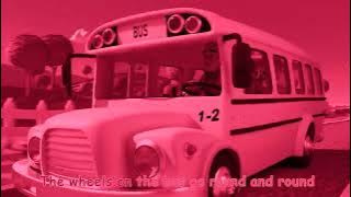 Wheels On The Bus No119 | COCOMELON! FAST RANDOM REPEATER OVERLAY! |Mash Up Video & Sound FX INVERT2