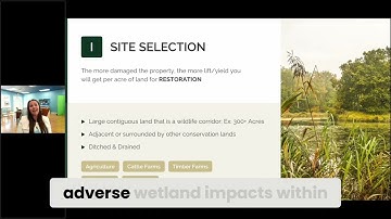 Site Selection of a Mitigation Bank 