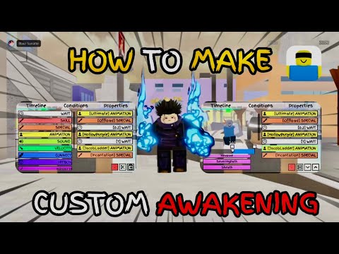 HOW TO MAKE CUSTOM AWAKENINGS WITH SKILL BUILDER IN JUJUTSU SHENANIGANS (JJS) 