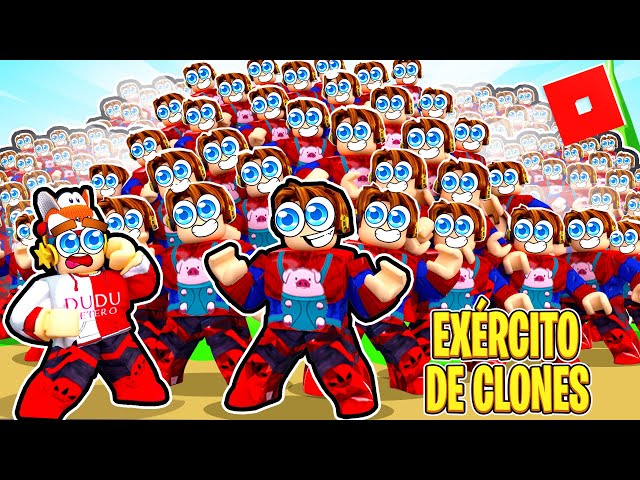 Jogando Roblox - Criando um Exército de Clones Destruidores!!! 