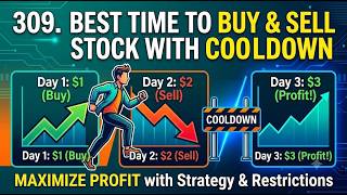 Best Time to Buy and Sell Stock with Cooldown | LeetCode 309 | Recursion & Memoization | Java | 4K