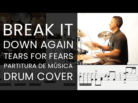 BREAK IT DOWN AGAIN ⏸ DRUM COVER PARTITURA DE MÚSICA