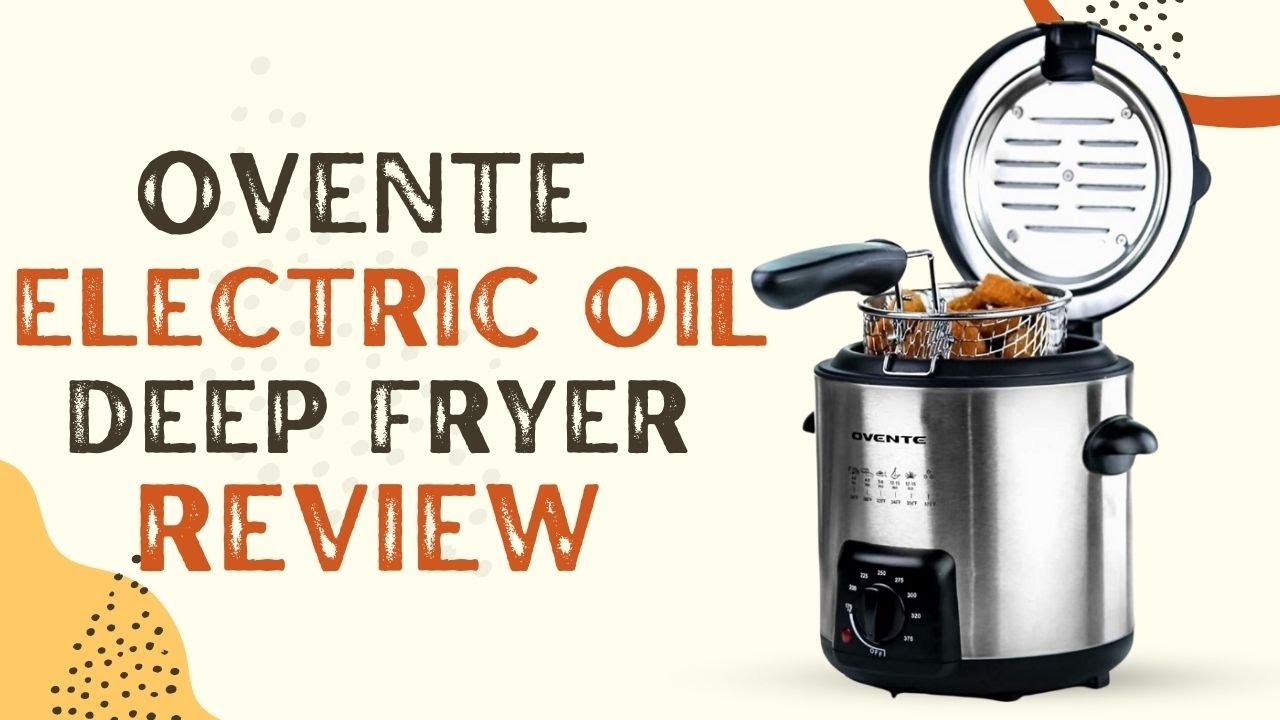OVENTE Mini Deep Fryer 0.9 Liter Capacity & Reviews