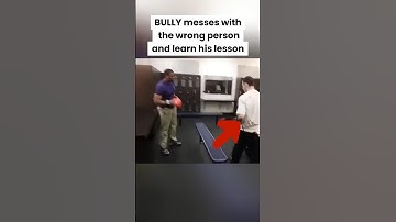 Bully messes with the wrong person 👌😂 #bully #shorts #karma