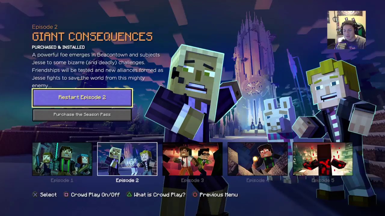 Above And Beyond | MineCraft Story Mode Season 2 Episode 5 - YouTube