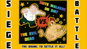 Siege Hits Suite Walkers on DMT #25 v The Evil Dead #26 - Animal Island | Animation Throwdown