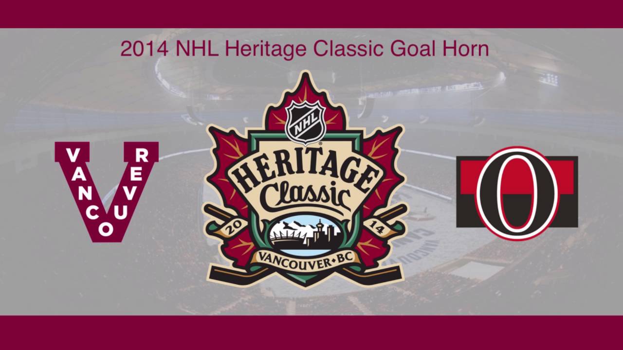 2014 NHL Heritage Classic Goal Horn YouTube