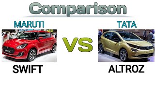 suzuki swift vs Tata altroz comparison and review