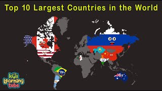 Top 10 Largest Countries in the World\/10 Biggest Countries in the World