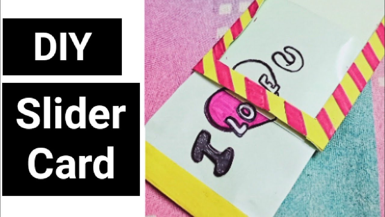DIY Slider Card | Pop Up Card |ArtNest - YouTube