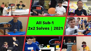 All Official Sub-1 2x2 Solves | 2021