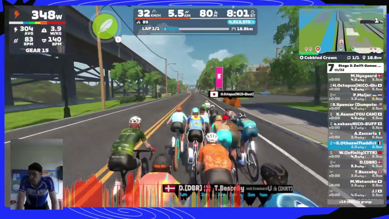 Zwift Games 2026 Stage 3 - Cobbled Crown (ZRS 510-650) (Richmond)
