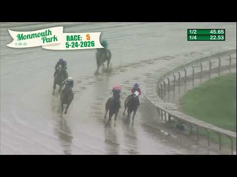 video thumbnail for MONMOUTH PARK 05-24-2026 RACE 5