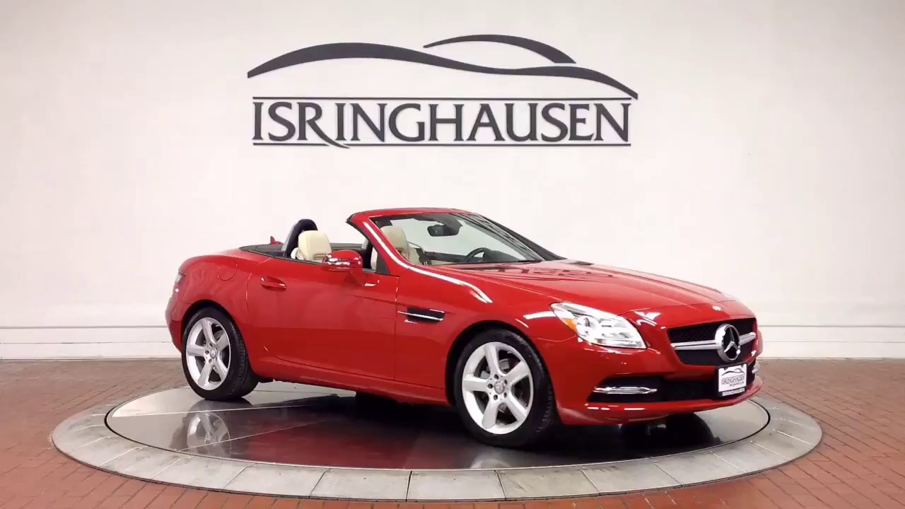 13 Mercedes Benz Slk Class 250 In Mars Red b Youtube