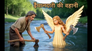 The Honest Woodcutter-The Moral Story of Honesty-The Animated story in hindi