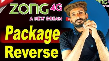 Zong Package Mistakel Unsubscribe How Re-Subscribe 