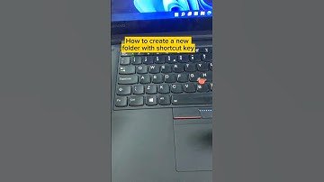 How to create a new folder with shortcut key #shorts #youtubeshorts