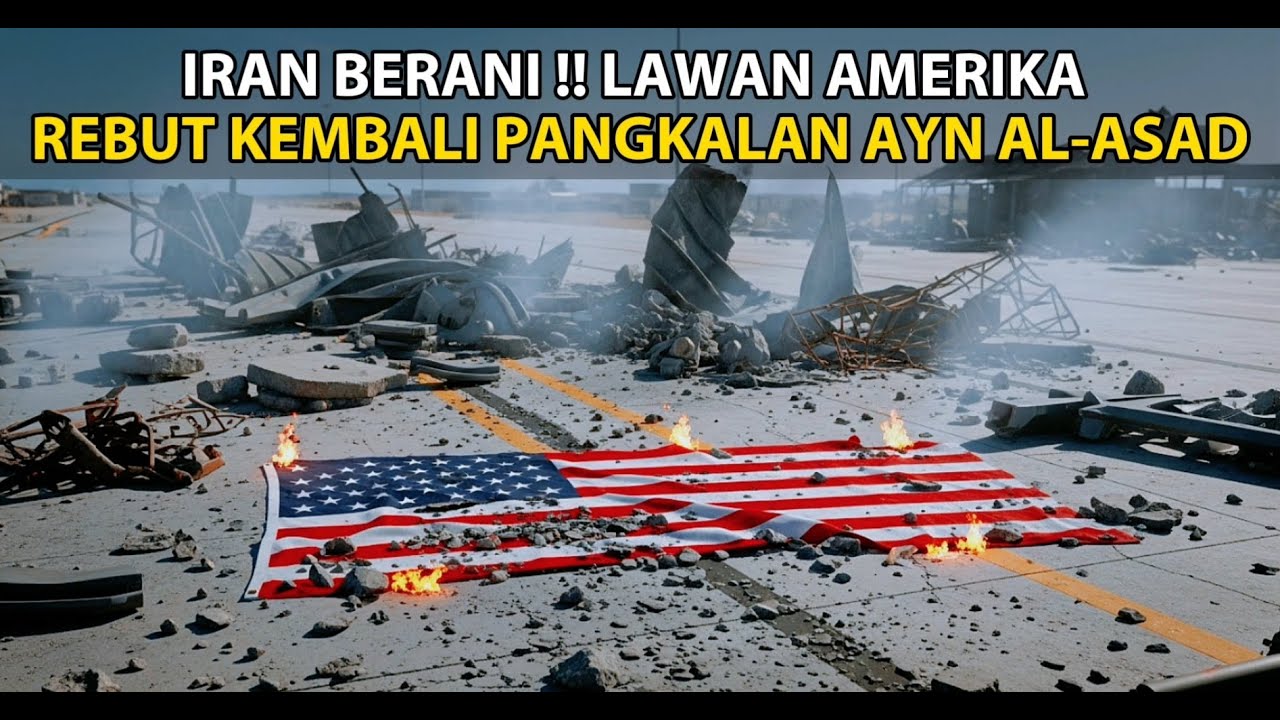 IRAN BERANI !! LAWAN AMERIKA DAN REBUT KEMBALI PANGKALAN AYN AL-ASAD