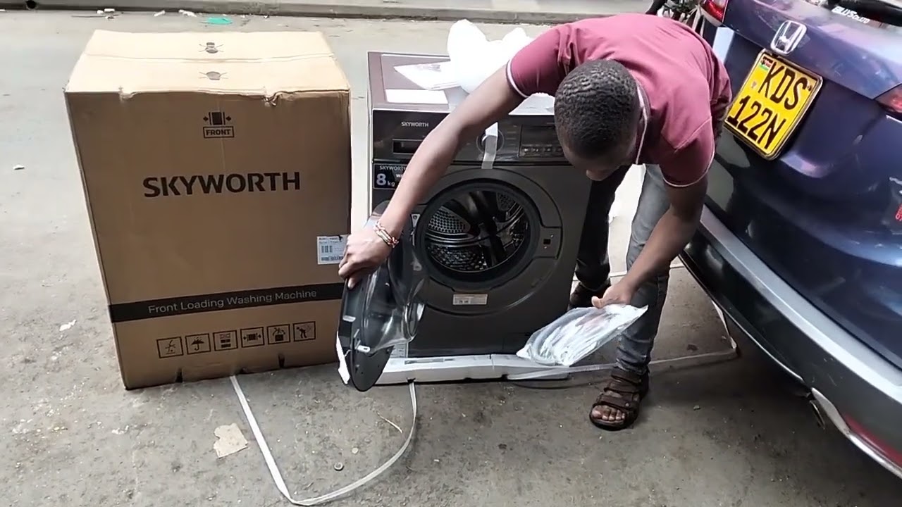 Skyworth 8kg Washer – Powerful Wash & Spin Test (2025) only 38000 Kenya shillings 