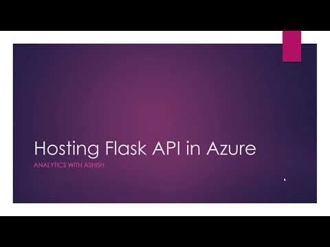 Deploying flask app