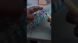 Rainbow Loom Bow Tutorial 🩷💅✨✨#aesthetic #rainbowloom