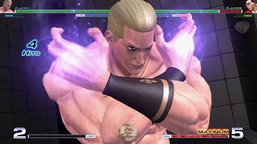 The King of Fighters XIV Geese mini combo video