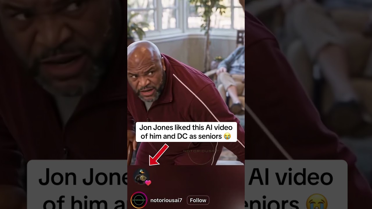Was this intentional on Jon Jones' part? 😅 (via @notoriousAi7/TT)