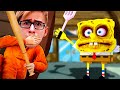 СПАНЧ БОБ съел ПИГГИ РОБЛОКС! Делаю концовку побег от SPONGE PIGGY ROBLOX! Мы семья на МЫ играем