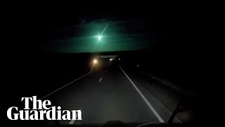 Green Meteor Traverses Night Sky In Louisiana